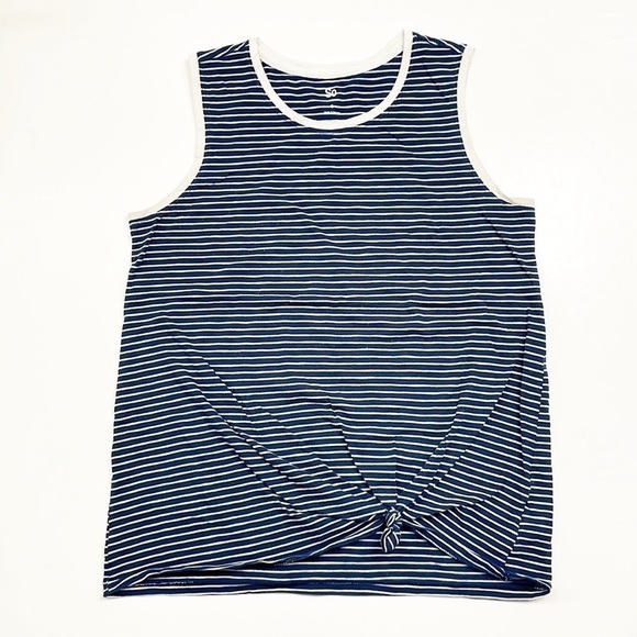 SO navy blue striped tank top - Picture 1 of 5